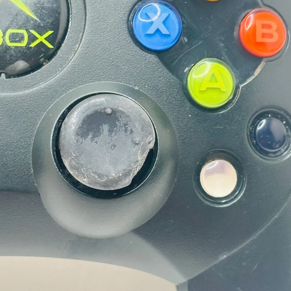 OEM Black Microsoft Original Xbox Controller S X08-69873 Controller - WORKS READ